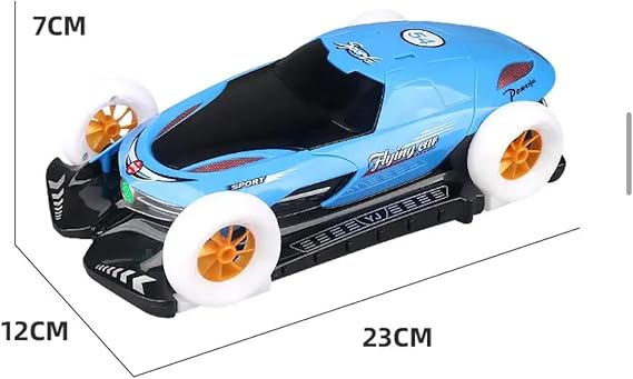 ZEMP| Four-Wheel Flying Car with SOUND - LIGHT and UNIVERSAL 360 ROTATE