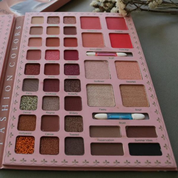 Matte Eye Shadow Palette with Highlighters, Blushers, Contour Kit & Lip Glosses