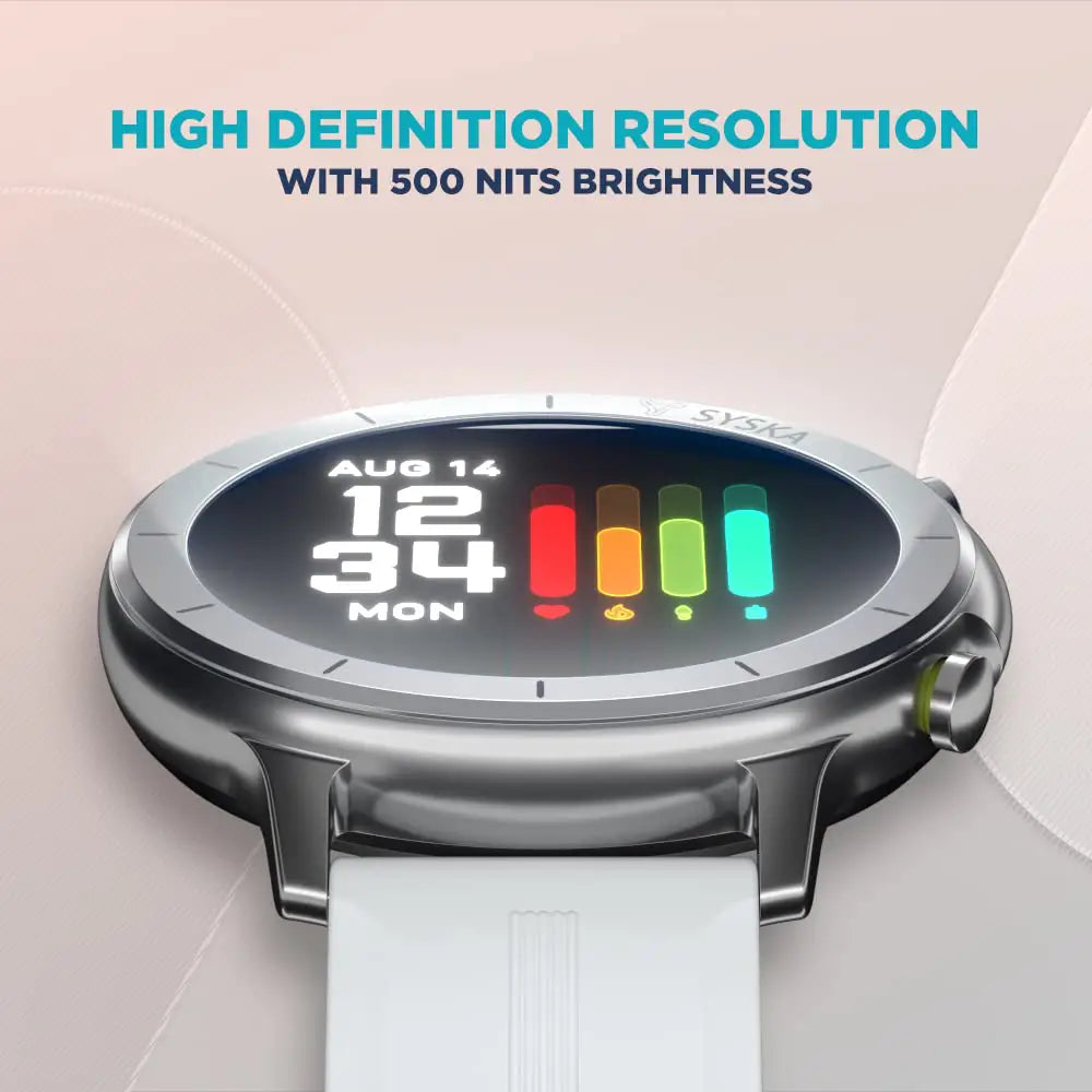Stylish Metallic Design Smartwatch SW280