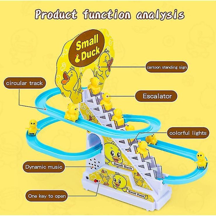 ZEMP|Happy Duck Slide N Climbing Toy