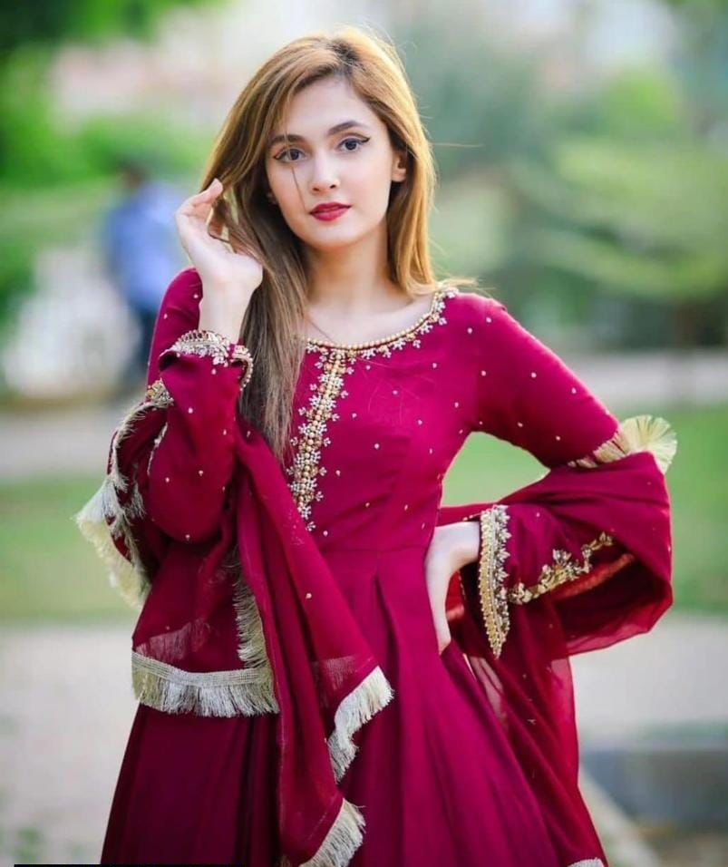 ZEMP|Stiched 3Pcs Zari tilla Embroidered Dress