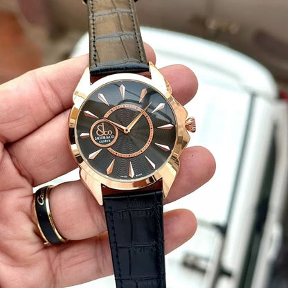 Signature Leather Strap Premium Watch