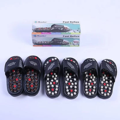 Acupressure & Magnetic Therapy Plastic Slippers Blood Circulation