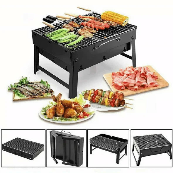 Portable & Foldable BBQ Grill Space Saver