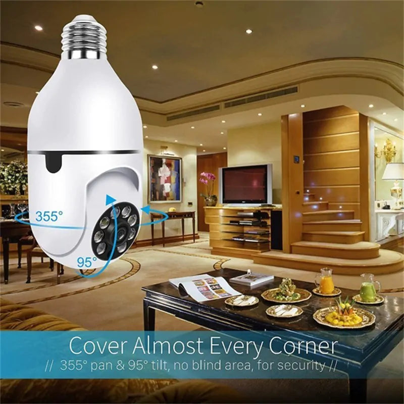 ZEMP|💥Wireless Wifi  360° Light Bulb Camera