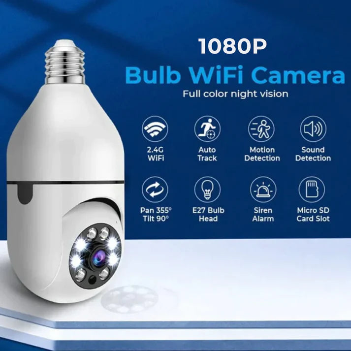 ZEMP|💥Wireless Wifi  360° Light Bulb Camera