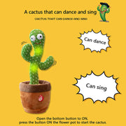 ZEMP|Dancing & Singing Repeat Your Words Cactus Toy