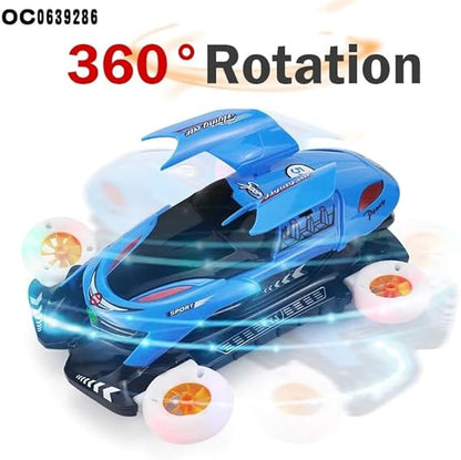 ZEMP| Four-Wheel Flying Car with SOUND - LIGHT and UNIVERSAL 360 ROTATE