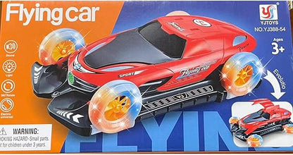 ZEMP| Four-Wheel Flying Car with SOUND - LIGHT and UNIVERSAL 360 ROTATE