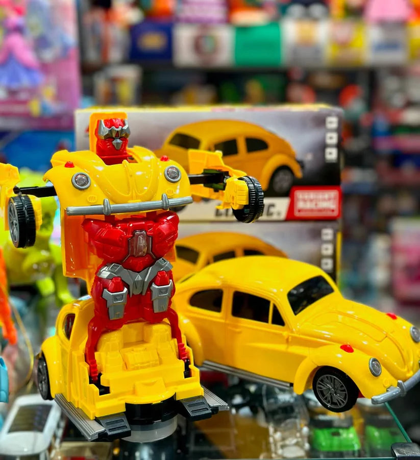 ZEMP|Transformer Yellow Foxy Robot Toy Car