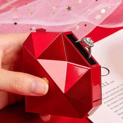 Creative Heart Shaped Gift with Ring