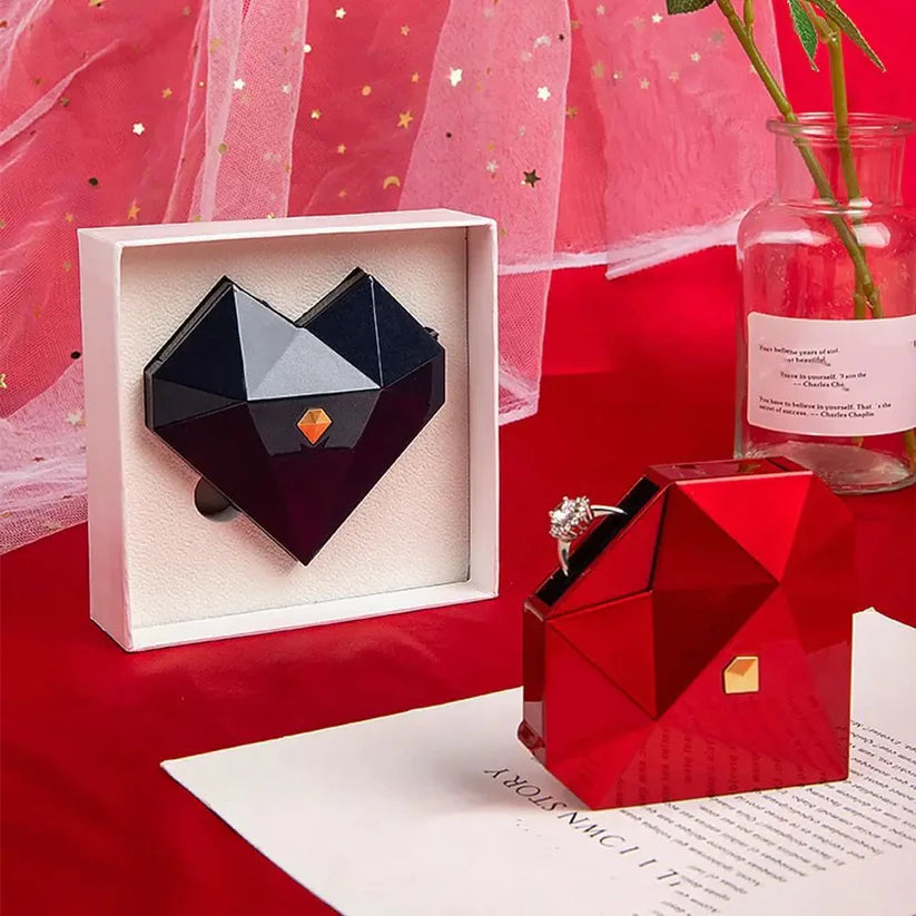 Creative Heart Shaped Gift with Ring