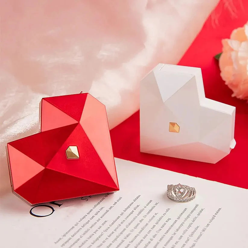 Creative Heart Shaped Gift with Ring