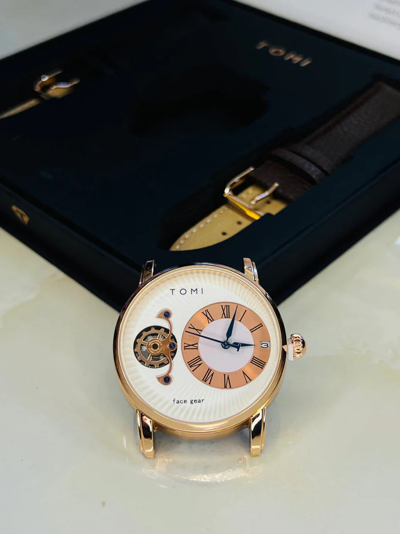 T-104 Face Gear Dual Strap Watch