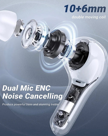 Air 39 Wireless Bluetooth Crystal Earbuds