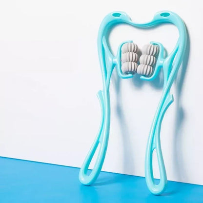 6 Wheel Pressure Point Manual Neck Massager