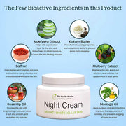 The Night Cream Bright, White Clear Face