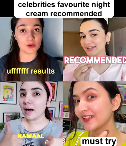 The Night Cream Bright, White Clear Face