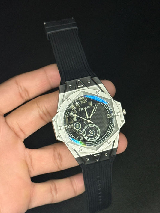 Stylish Diamond Glass Watch