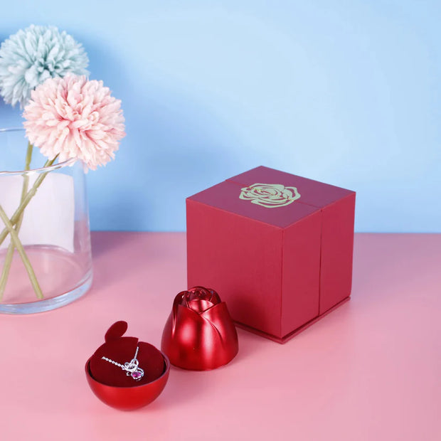 Lifting Rose Gift With Ring Only