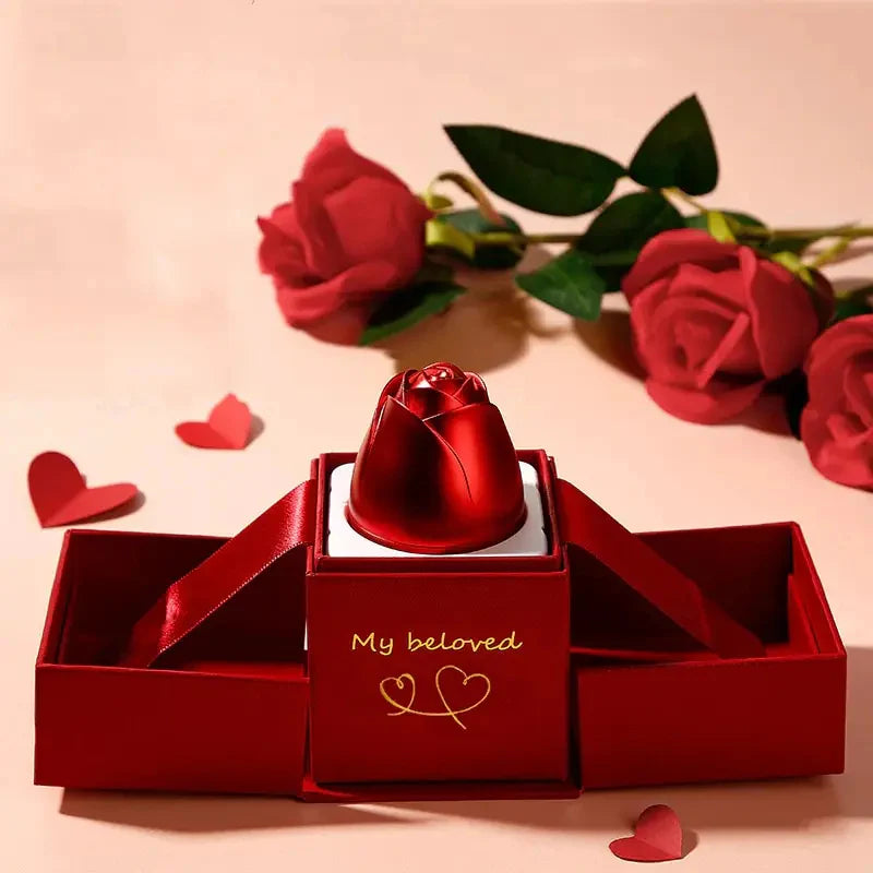 Lifting Rose Gift With Ring Only