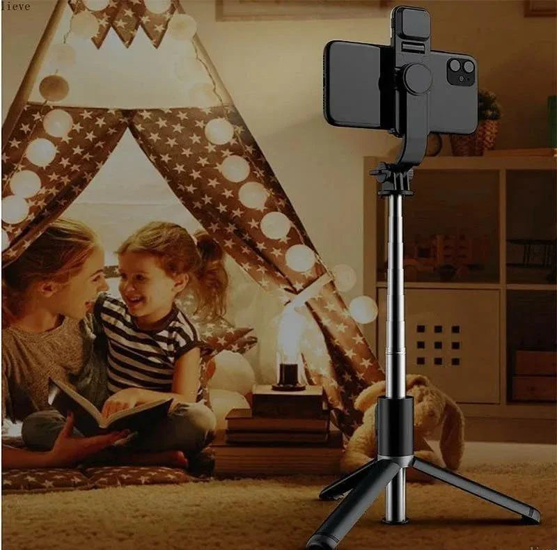 Multifunctional Portable Bluetooth Wireless Integrated Selfie Stick & Tripod