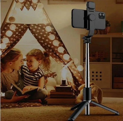 Multifunctional Portable Bluetooth Wireless Integrated Selfie Stick & Tripod