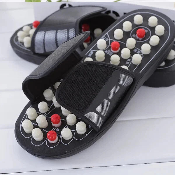 Acupressure & Magnetic Therapy Plastic Slippers Blood Circulation