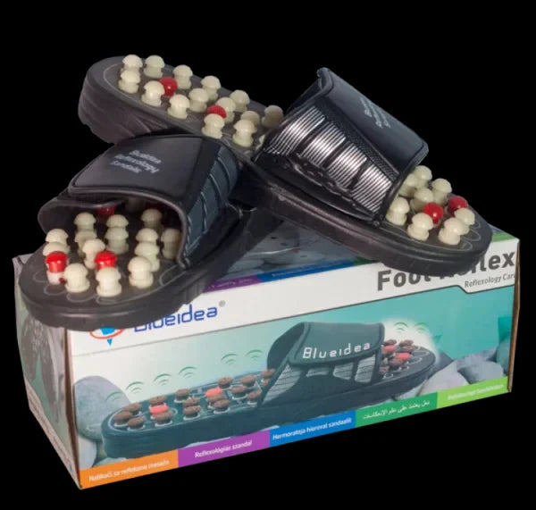 Acupressure & Magnetic Therapy Plastic Slippers Blood Circulation