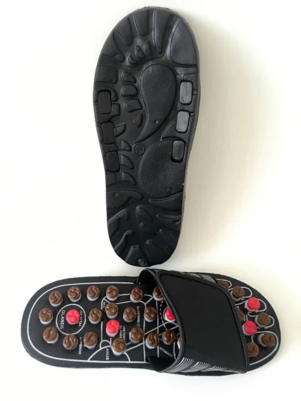 Acupressure & Magnetic Therapy Plastic Slippers Blood Circulation