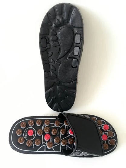 Acupressure & Magnetic Therapy Plastic Slippers Blood Circulation
