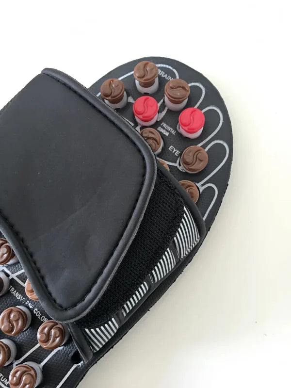 Acupressure & Magnetic Therapy Plastic Slippers Blood Circulation